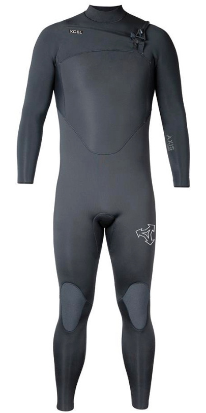 2025 Xcel Mens Axis 5/4mm Chest Zip Wetsuit MN54ZAX4BU - Navy
